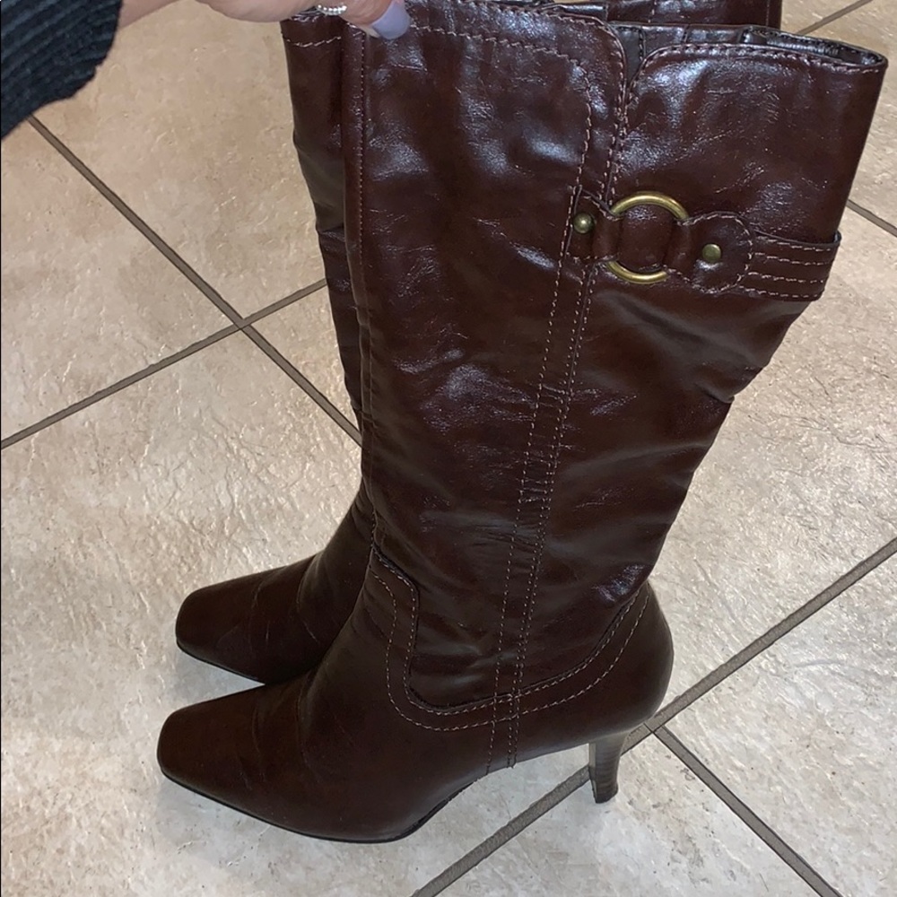 Nine West brown boots